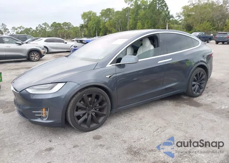 2020 Tesla Model X Long Range Dual Motor All-Wheel Drive/Long Range Plus Dual Motor All-Wheel Drive from USA, damaged, VIN 5YJXCBE28LF297973